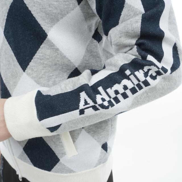 アドミラル　Admiral　ストレッチ アーガイル フルジップパーカー　レディス_6