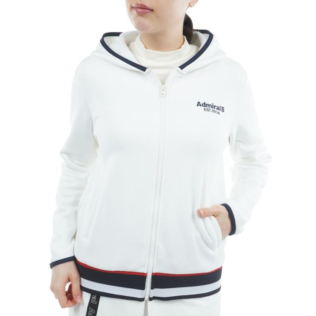 アドミラル　Admiral　裏起毛 カルイシ 軽量ジップフーディーパーカー　レディス
