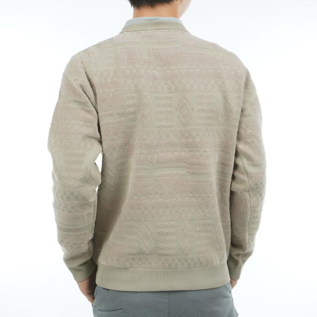 フィドラ　FIDRA　ストレッチ ジャカード クルーネックセーター_6