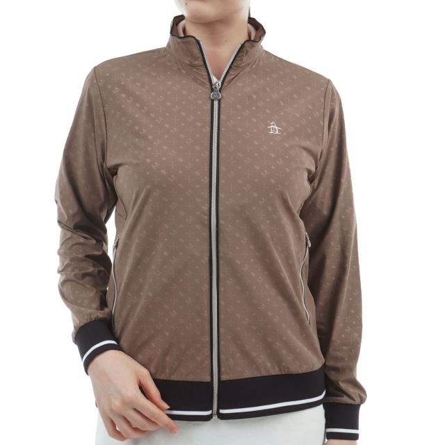 マンシングウェア　Munsingwear　ストレッチ エンボスブルゾン　レディス