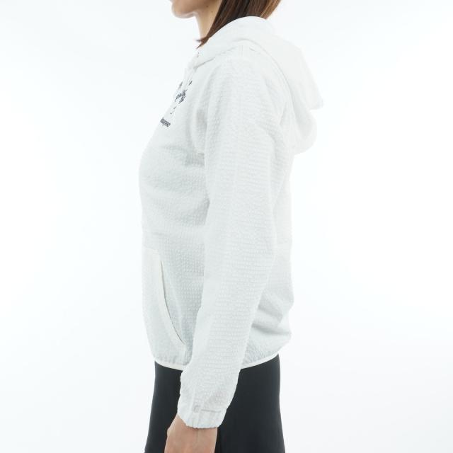 マンシングウェア Munsingwear ストレッチ ブロック柄長袖前開き