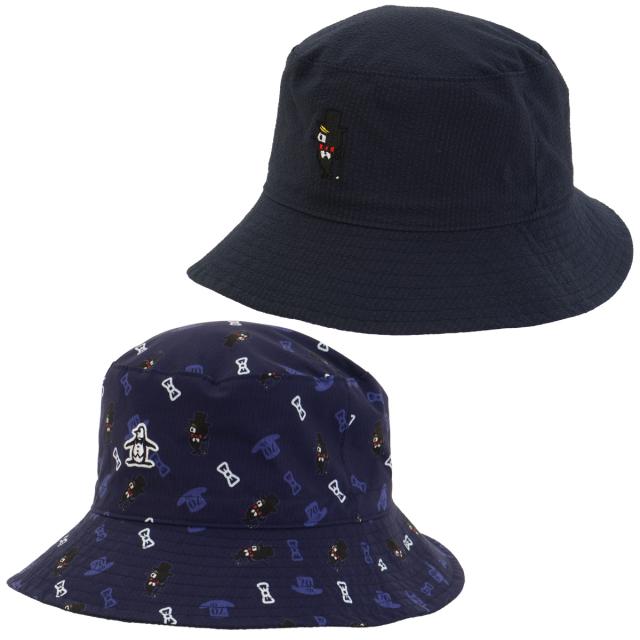 マンシングウェア　Munsingwear　70th ANNIVERSARY TAROUT 70周年限定総柄プリント リバーシブルバケットハット