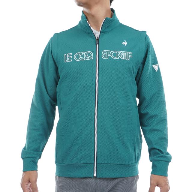 ルコックスポルティフ ゴルフ　Le coq sportif GOLF　ストレッチ 2WAYカットソージャケット