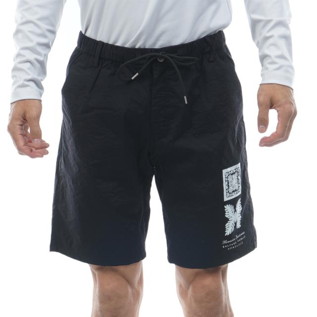 サルベージ パブリック コレパ　SALVAGE PUBLIC Kolepa　ストレッチ ハーバート ペーパーハーフパンツ