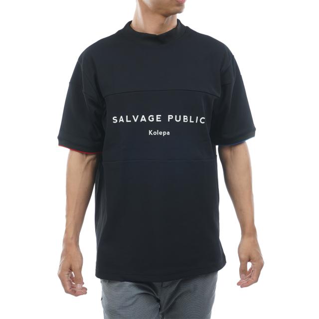 サルベージ パブリック コレパ　SALVAGE PUBLIC Kolepa　ストレッチ クリナポハポハモックネック半袖シャツ