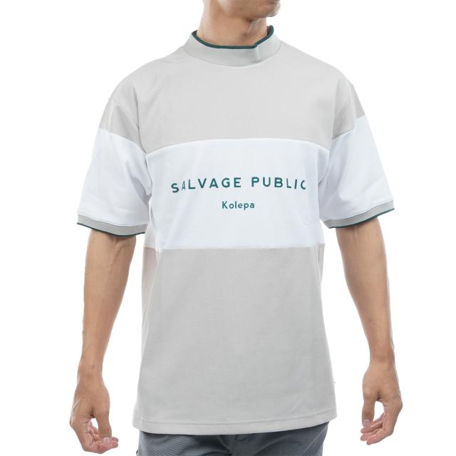 サルベージ パブリック コレパ　SALVAGE PUBLIC Kolepa　ストレッチ クリナポハポハモックネック半袖シャツ_9