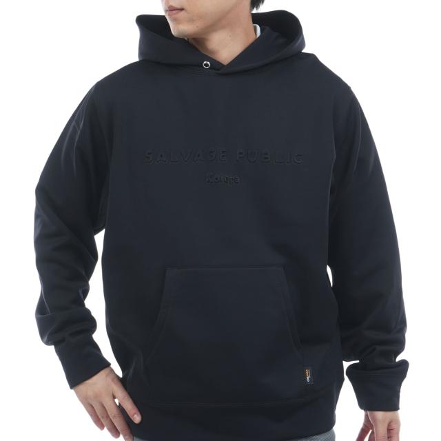 サルベージ パブリック コレパ　SALVAGE PUBLIC Kolepa　ストレッチ 裏起毛 イカイカフリース プルオーバーフーディー