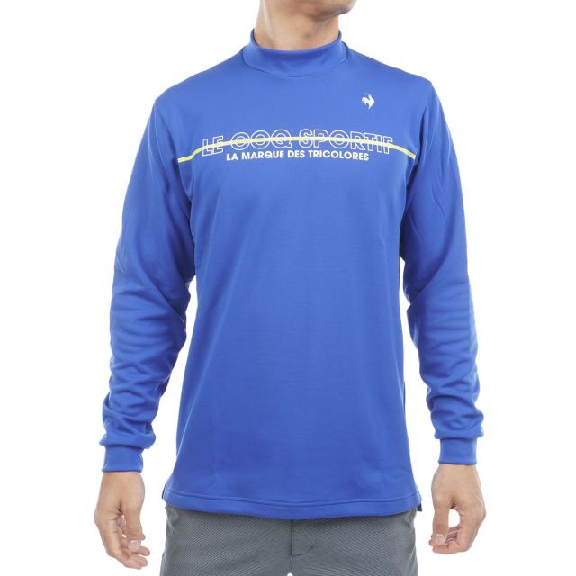 ルコックスポルティフ ゴルフ　Le coq sportif GOLF　ストレッチ ヒートナビモックネック長袖シャツ