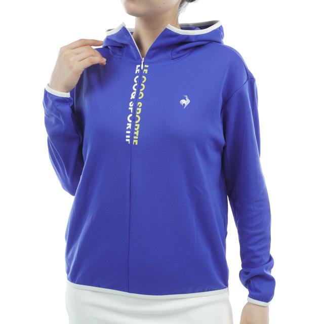 ルコックスポルティフ ゴルフ　Le coq sportif GOLF　ストレッチ フーディー長袖シャツ　レディス