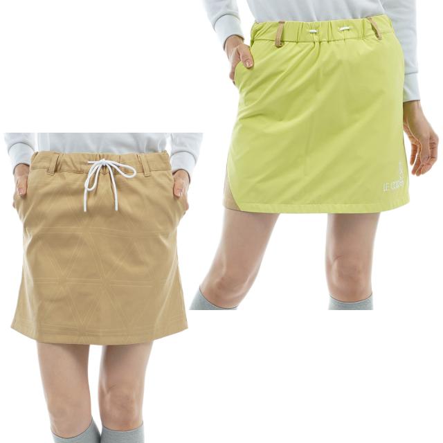 ルコックスポルティフ ゴルフ　Le coq sportif GOLF　ストレッチ リバーシブルスカート　レディス