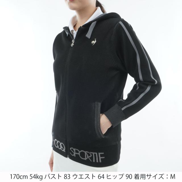 ルコックスポルティフ ゴルフ　Le coq sportif GOLF　フルジップフーディーセーター　レディス_1