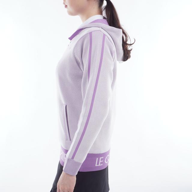 ルコックスポルティフ ゴルフ　Le coq sportif GOLF　フルジップフーディーセーター　レディス_5