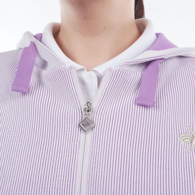 ルコックスポルティフ ゴルフ　Le coq sportif GOLF　フルジップフーディーセーター　レディス_10