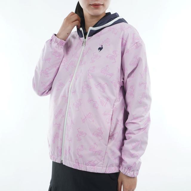 ルコックスポルティフ ゴルフ　Le coq sportif GOLF　ストレッチ リバーシブルフーディーブルゾン　レディス_2