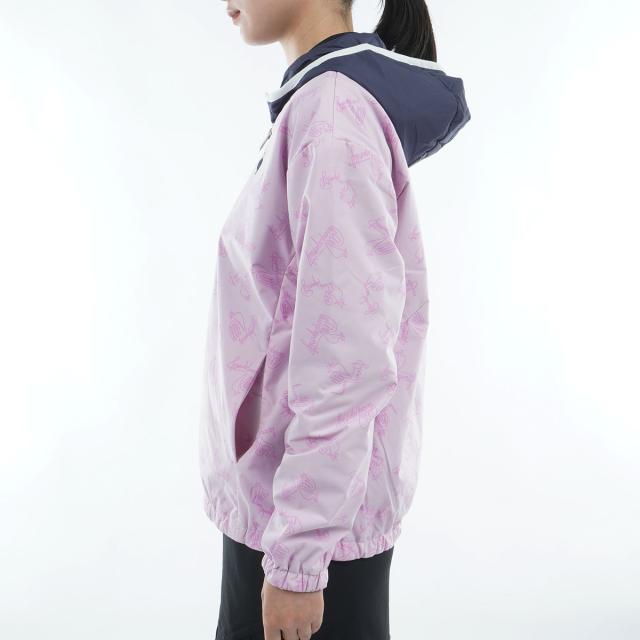 ルコックスポルティフ ゴルフ　Le coq sportif GOLF　ストレッチ リバーシブルフーディーブルゾン　レディス_3