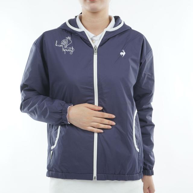 ルコックスポルティフ ゴルフ　Le coq sportif GOLF　ストレッチ リバーシブルフーディーブルゾン　レディス_11