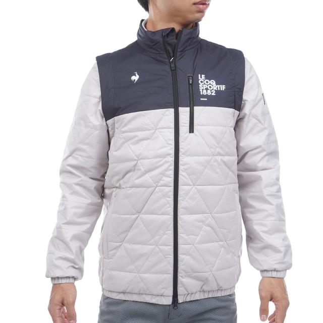 ルコックスポルティフ ゴルフ　Le coq sportif GOLF　ストレッチ ヒートナビ中綿2WAYブルゾン