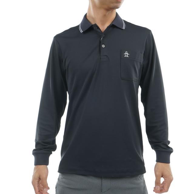 マンシングウェア　Munsingwear　ストレッチ長袖ポロシャツ