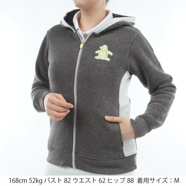 マンシングウェア Munsingwear 蓄熱保温 親子インレー前開きフーディー