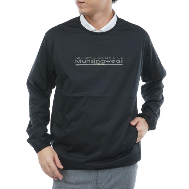 マンシングウェア　Munsingwear　ストレッチ プルオーバー長袖ブルゾン