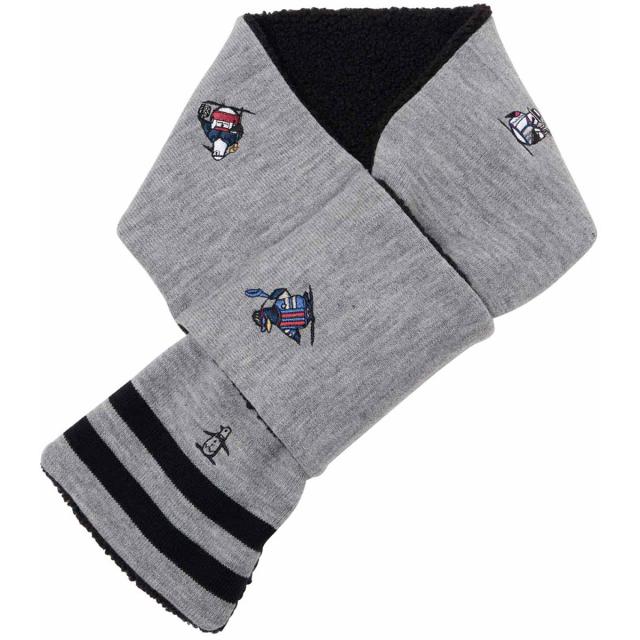 マンシングウェア　Munsingwear　70th ANNIVERSARY ペンギンキャラクター刺繍 コンパクトマフラー