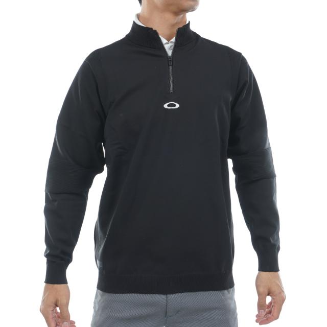 オークリー OAKLEY ニット トレーナー モックネック スカル 刺繍 ゴルフ オークリー OAKLEY ニット トレーナー モックネック スカル 刺繍