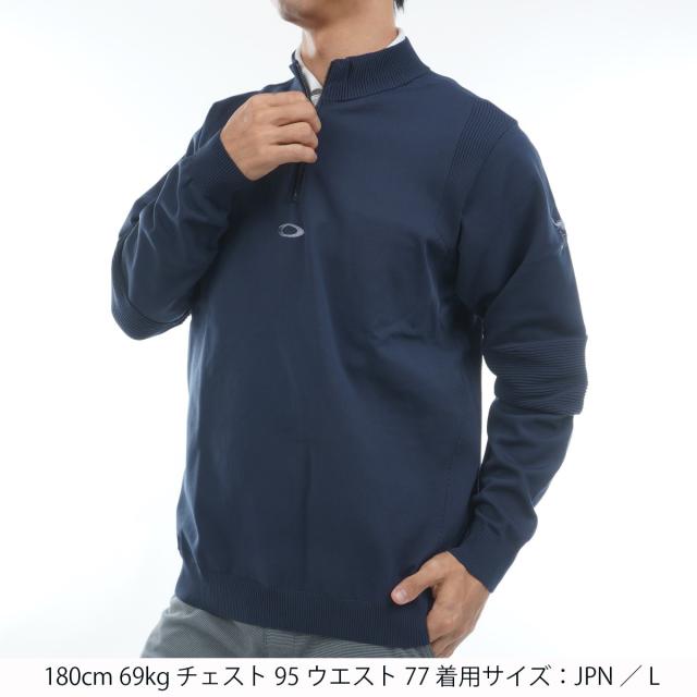 オークリー OAKLEY スカル 2.0 ストレッチ ジップモックネックセーター