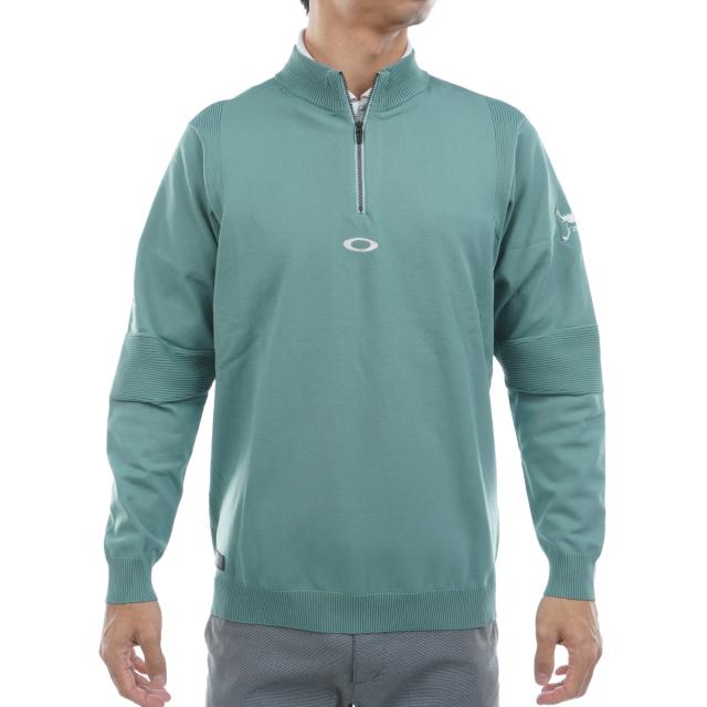 オークリー OAKLEY スカル 2.0 ストレッチ ジップモックネックセーター