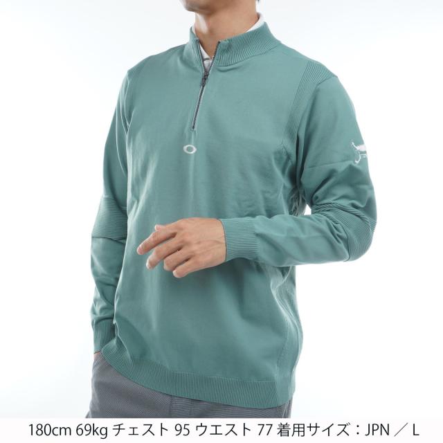 オークリー OAKLEY スカル 2.0 ストレッチ ジップモックネックセーター