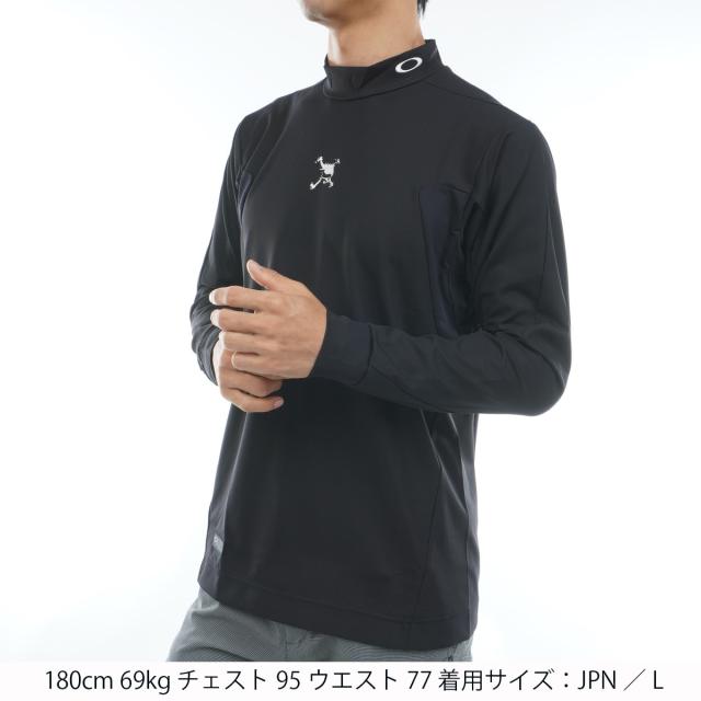 オークリー OAKLEY スカル THICKNESS モックネック長袖シャツの通販は