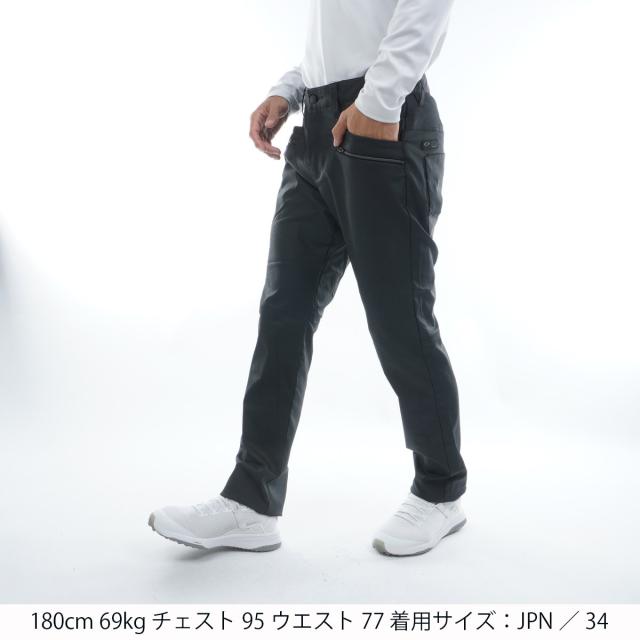 オークリー OAKLEY スカル BURNISHED ストレッチ テーパードパンツの