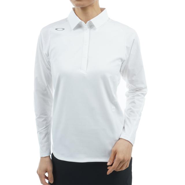 オークリー　OAKLEY　ELEVATE IDEALLY 長袖ポロシャツ　レディス
