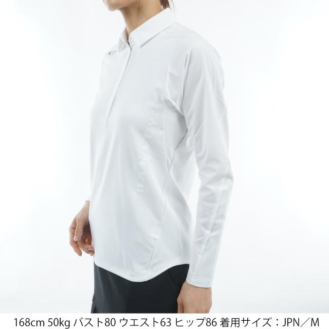 オークリー　OAKLEY　ELEVATE IDEALLY 長袖ポロシャツ　レディス オークリー OAKLEY ELEVATE IDEALLY 長袖ポロシャツ レディスの通販は