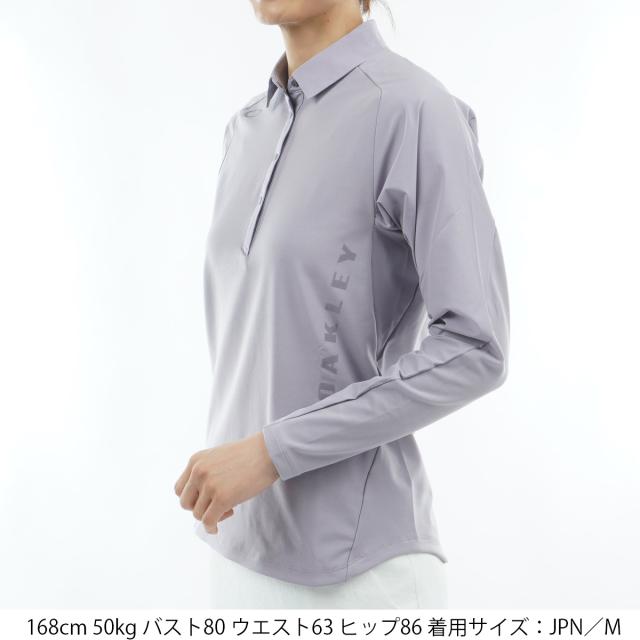 オークリー OAKLEY ELEVATE IDEALLY 長袖ポロシャツ レディスの通販は