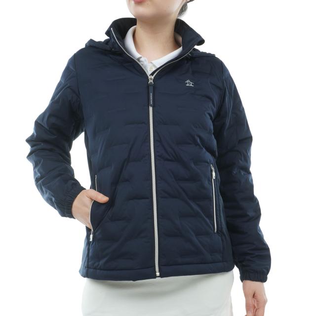 マンシングウェア　Munsingwear　ストレッチ HEAT NAVI ARTECH SHELL 中綿ブルゾン　レディス