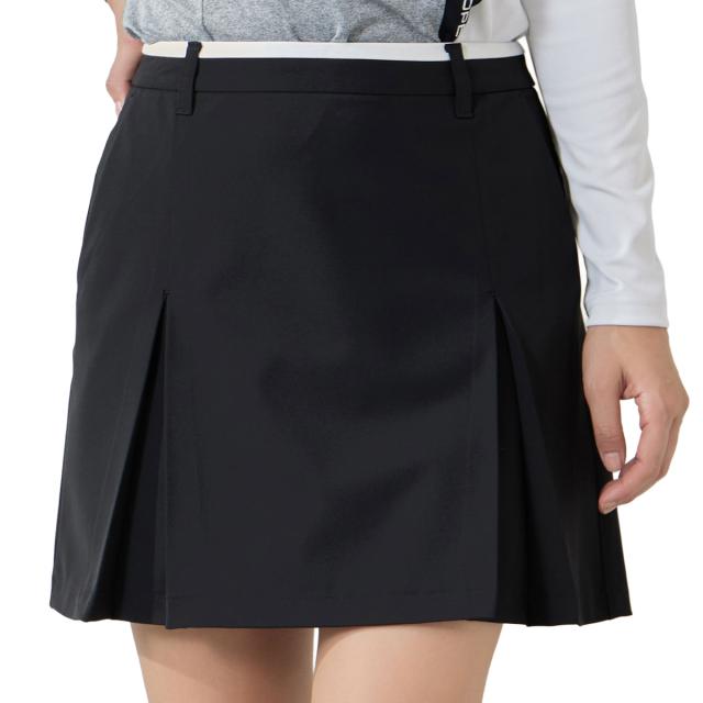 ジュン アンド ロペ　JUN & ROPE　ストレッチ ボディシェルプリーツスカート　レディス