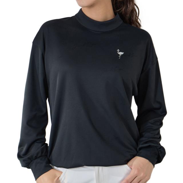 ジュン アンド ロペ　JUN & ROPE　ロゴジャカードドロスト長袖プルオーバー　レディス ジュン アンド ロペ JUN & ROPE ロゴジャカードドロスト長袖プル