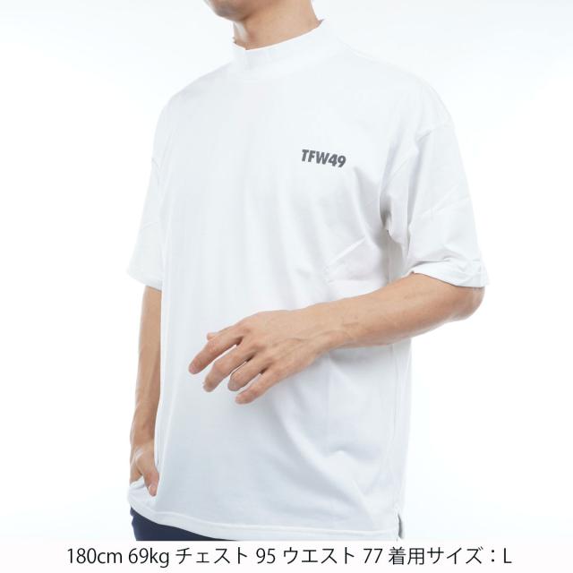 ティーエフダブリュー　TFW49　モックネック 半袖Tシャツ