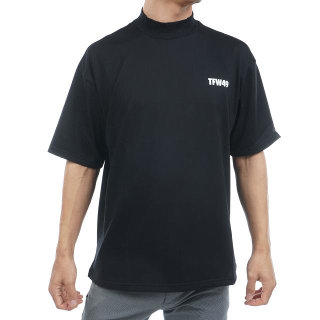 ティーエフダブリュー　TFW49　モックネック 半袖Tシャツ
