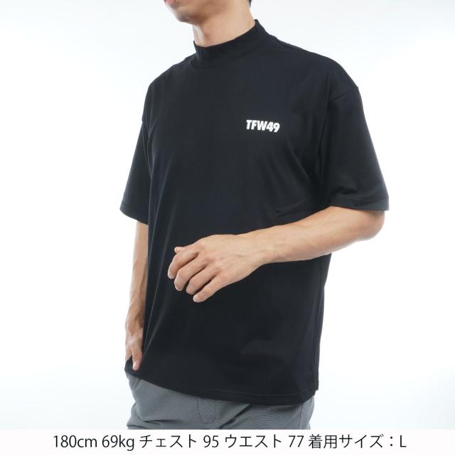 ティーエフダブリュー　TFW49　モックネック 半袖Tシャツ