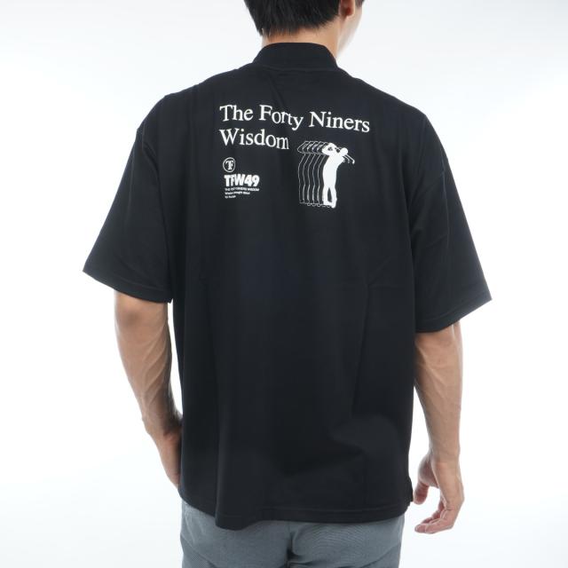 ティーエフダブリュー　TFW49　モックネック 半袖Tシャツ