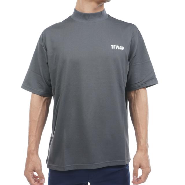 ティーエフダブリュー　TFW49　モックネック 半袖Tシャツ
