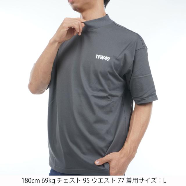 ティーエフダブリュー　TFW49　モックネック 半袖Tシャツ