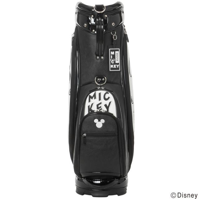ディズニー Disney モノクローム ミッキーゴルフ キャディバッグの通販