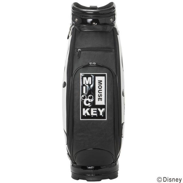 ディズニー Disney モノクローム ミッキーゴルフ キャディバッグの通販