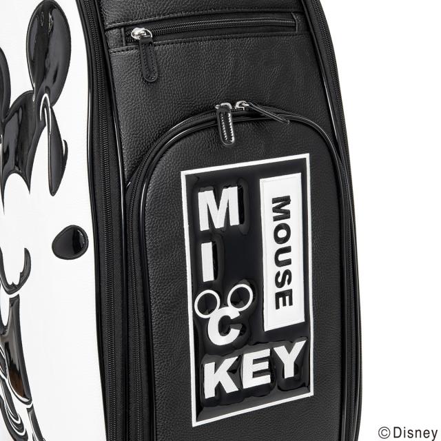 ディズニー Disney モノクローム ミッキーゴルフ キャディバッグの通販