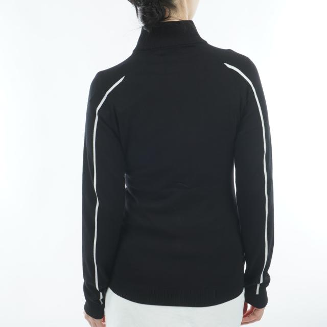 J.リンドバーグ　J.LINDEBERG　インターシャフルジップモックセーター　レディス_2