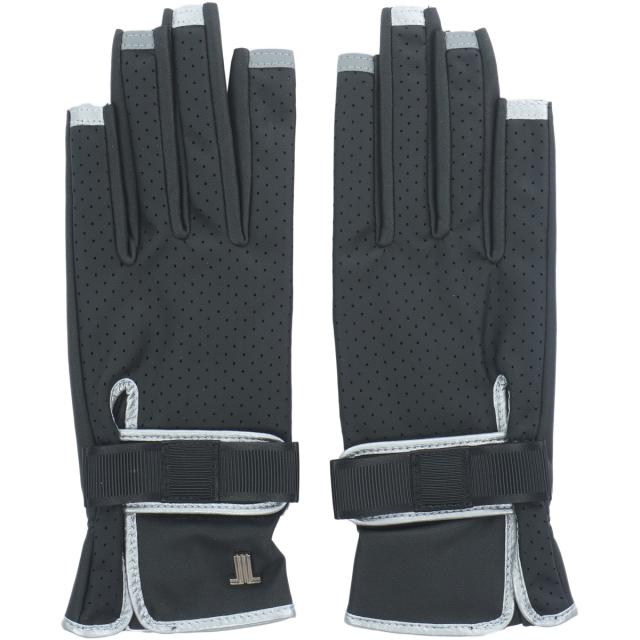 ランバン スポール　LANVIN SPORT　指先オープングローブ 両手用　レディス