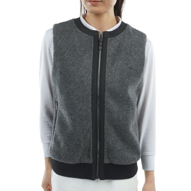 ランバン スポール LANVIN SPORT フェイクファー ストレッチアウター