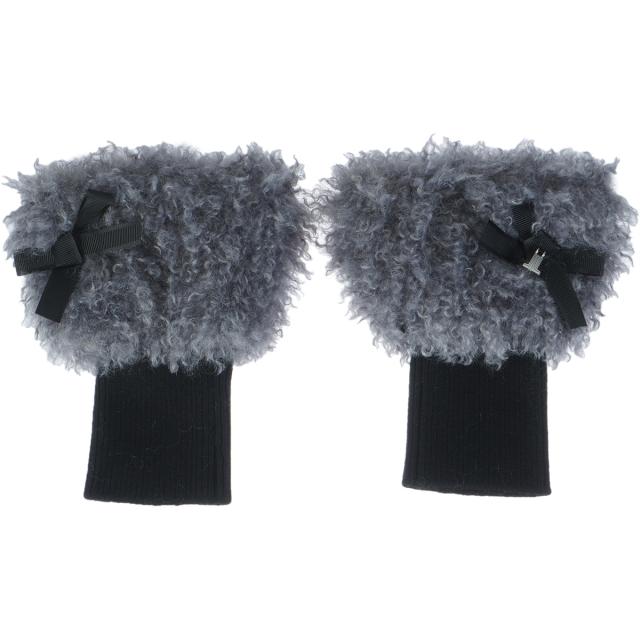 ランバン スポール LANVIN SPORT フェイクファーレッグウォーマー